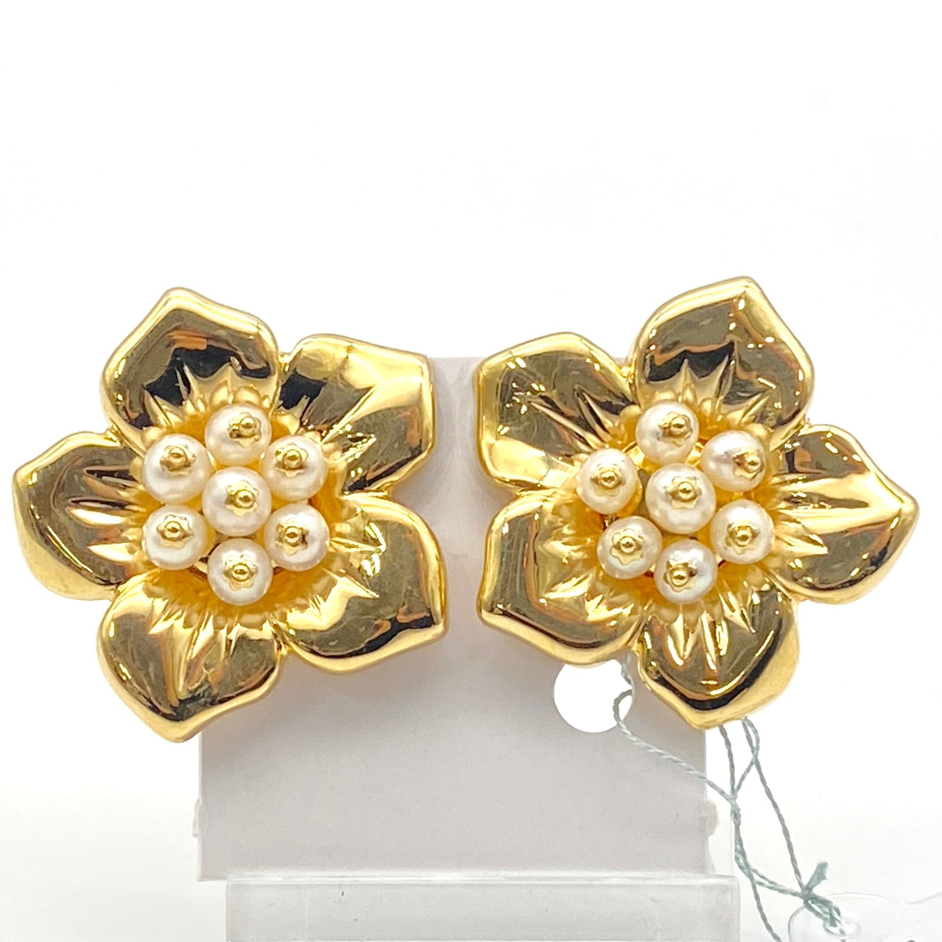 Luxury Promise Japan 750 Pearl Earrings, P4.4mm, 14.8g, 52925