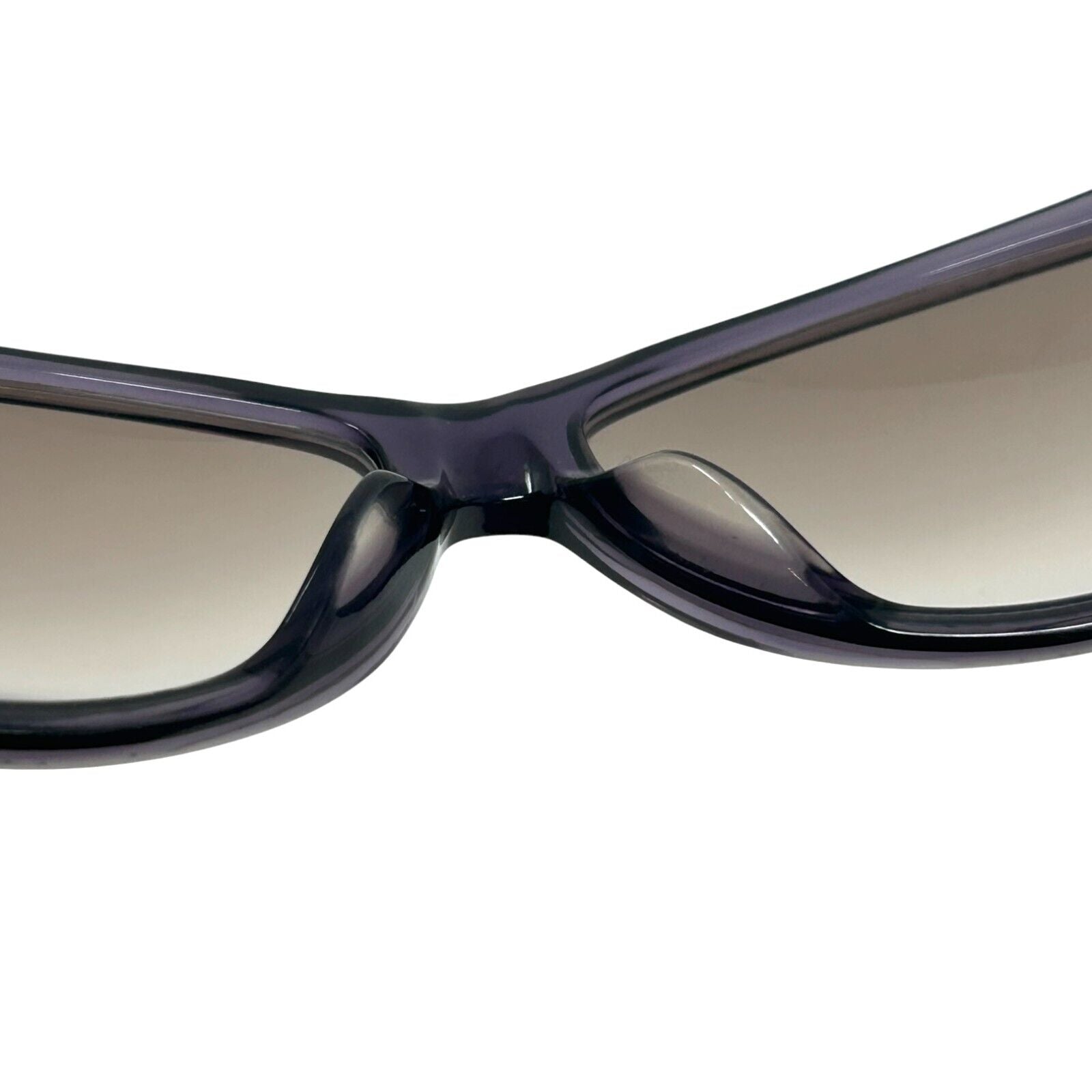 Luxury Promise Japan Christian Dior Vintage Logo Sunglass Shades Purple Silver Plastic Accessory