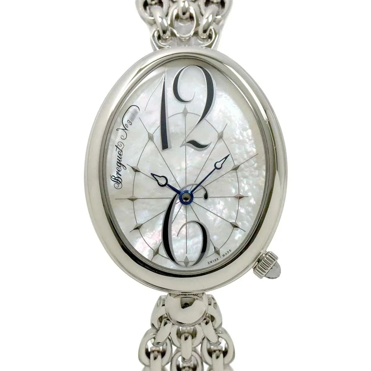 Luxury Promise Japan Breguet Reine de Naples 8967ST 58 J50 White Shell Dial Automatic 90287278