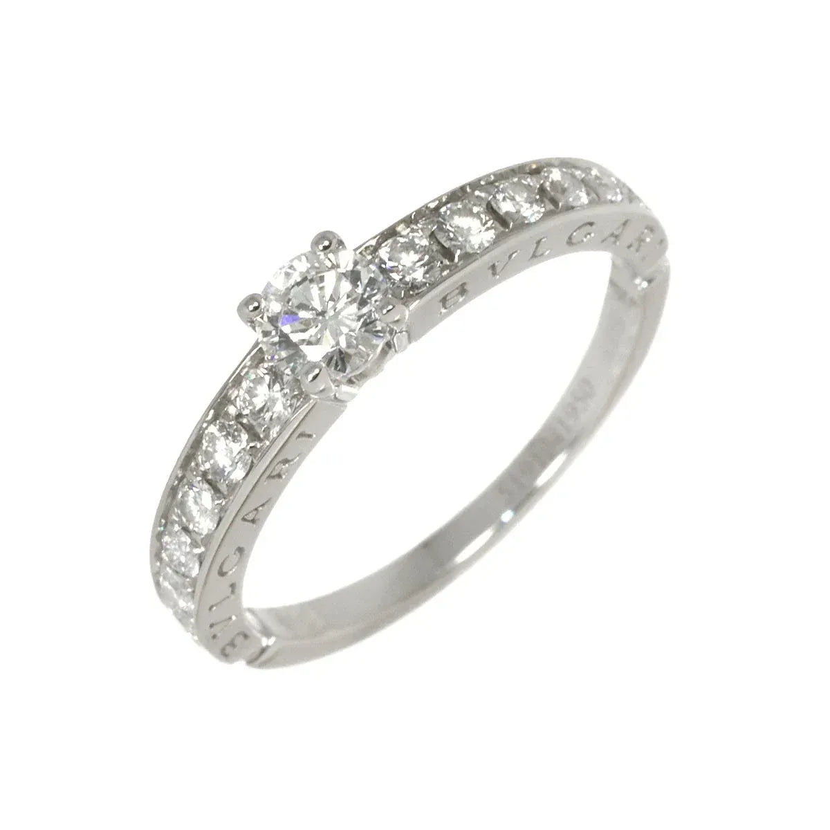 Luxury Promise Japan BVLGARI Dedicata Venezia Diamond Ring, Size 11, Platinum, Bulgari 90332660