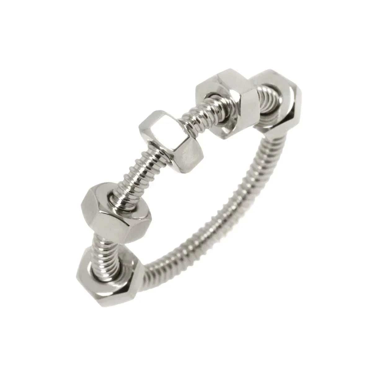 Luxury Promise Japan Cartier Ecrou de Ring 18K White Gold 750 size54 6.5-6.75(US) 90286790