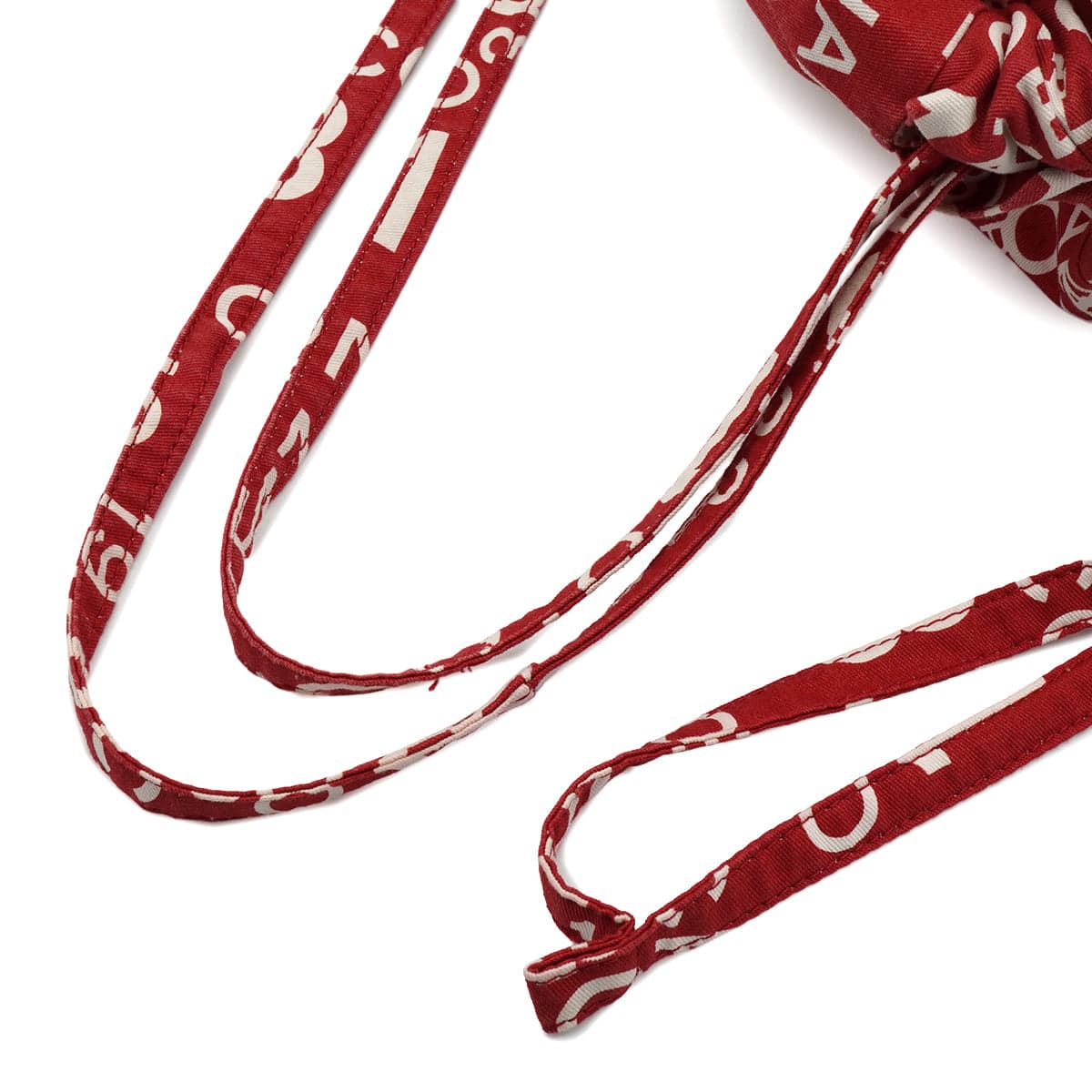 Luxury Promise Japan CHANEL BY SEA LINE BACKPACK SHOULDER BAG RED WHITE CANVAS 90342413