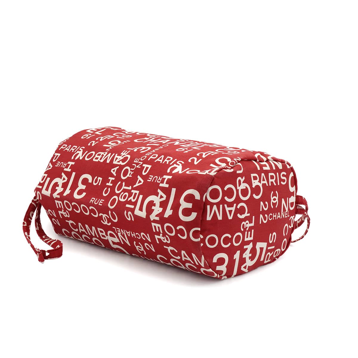 Luxury Promise Japan CHANEL BY SEA LINE BACKPACK SHOULDER BAG RED WHITE CANVAS 90342413