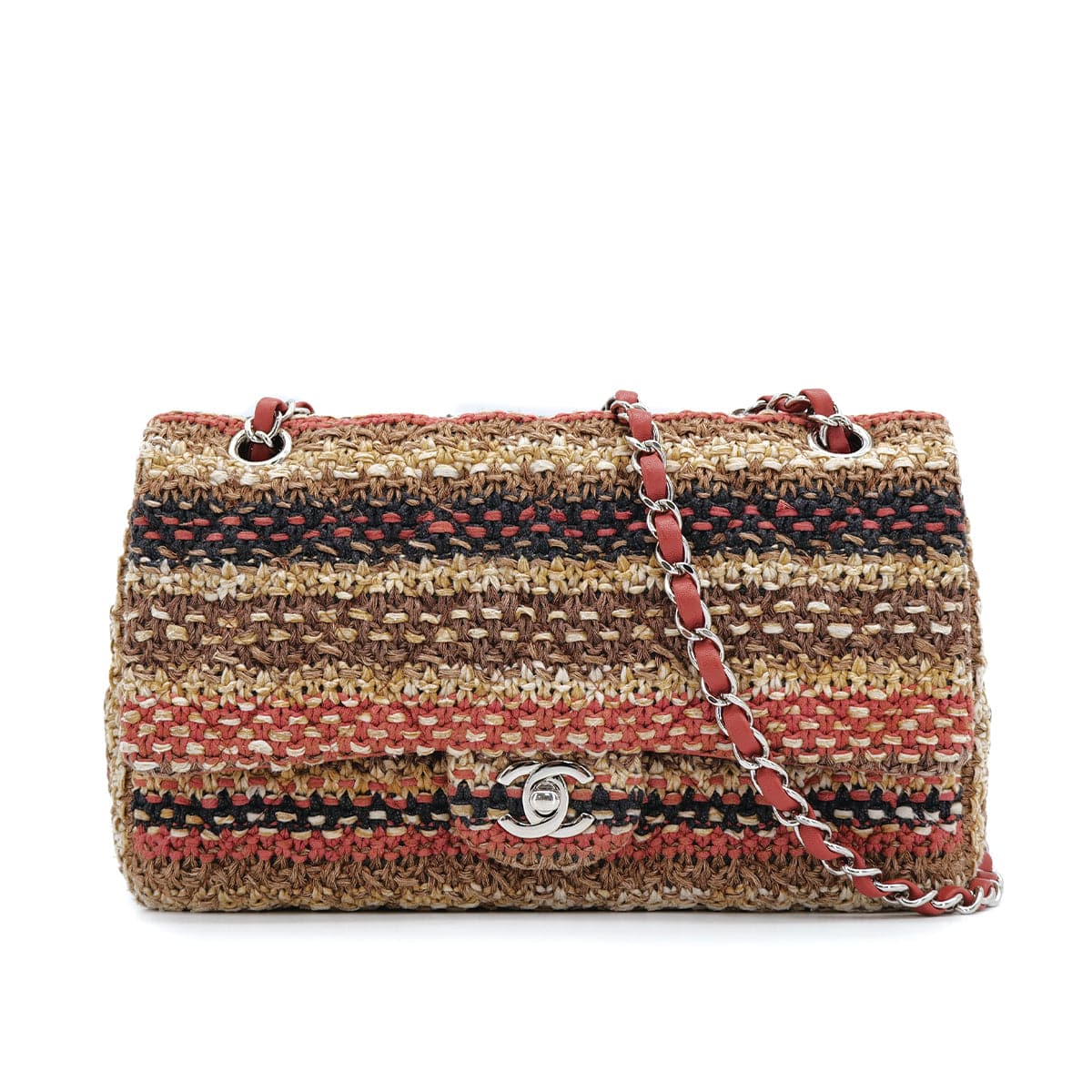 Luxury Promise Japan CHANEL CHAIN SHOULDER BAG MULTICOLOR TWEED 90310276