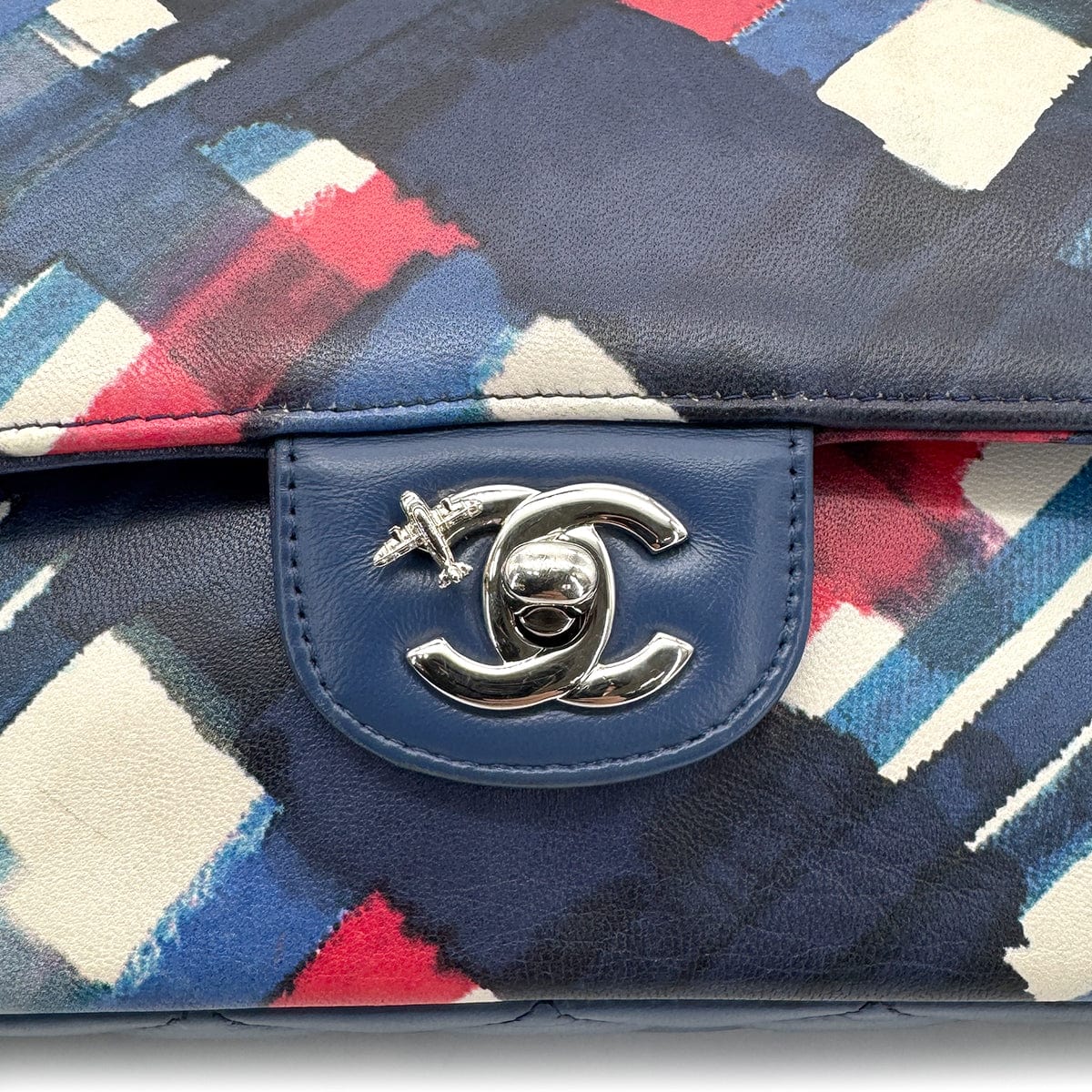 Luxury Promise Japan CHANEL CLASSIC FLAP MEDIUM AIRLINE SHOULDER BAG LAMB SKIN 90268062