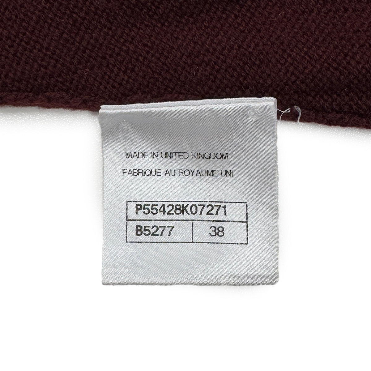 Luxury Promise Japan CHANEL COCO BUTTON LONG SLEEVE KNIT DRESS BURGUNDY CASHMERE 38 P55 RTW 90288041