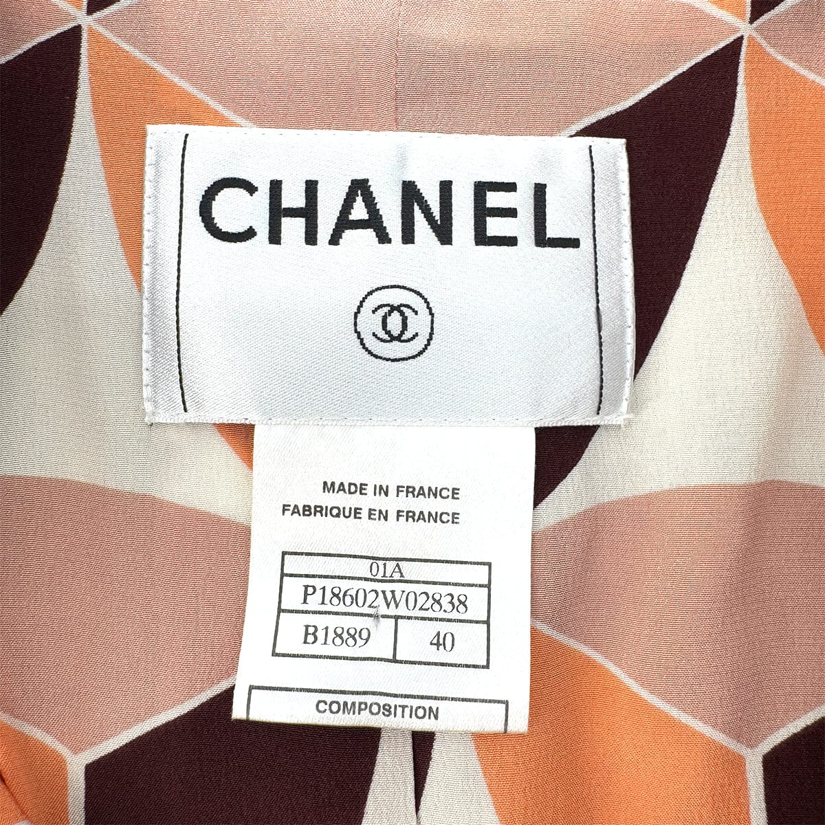 Luxury Promise Japan CHANEL COCO BUTTON TWEED JACKET ORANGE WOOL 40 01A RTW 90290316