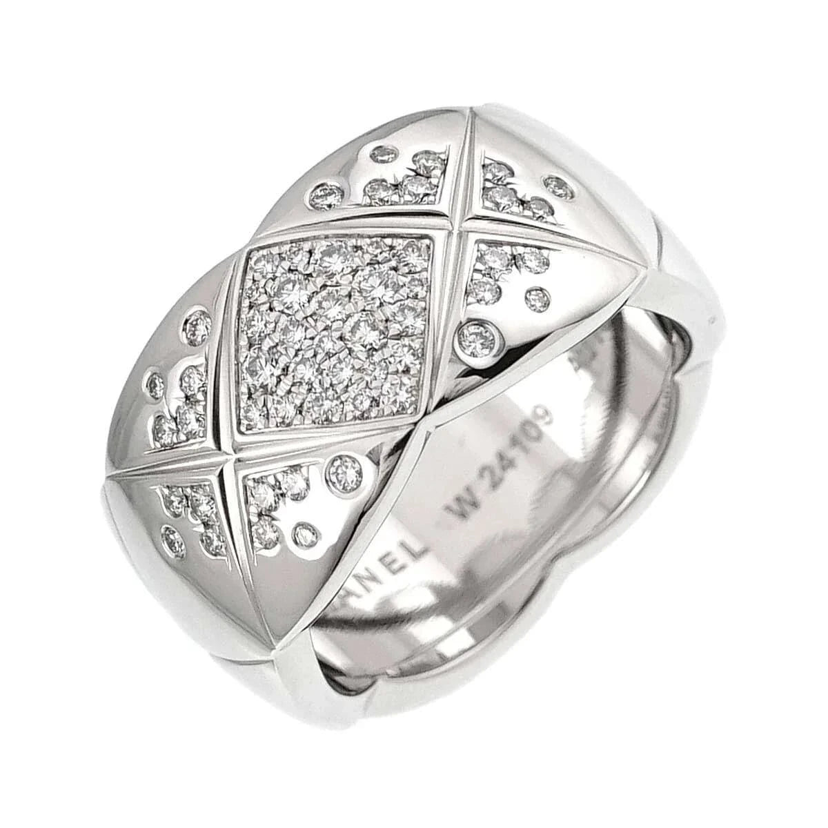 Luxury Promise Japan CHANEL Coco Crush Diamond Ring Large WG 750 size56 7.5(US) 90274761