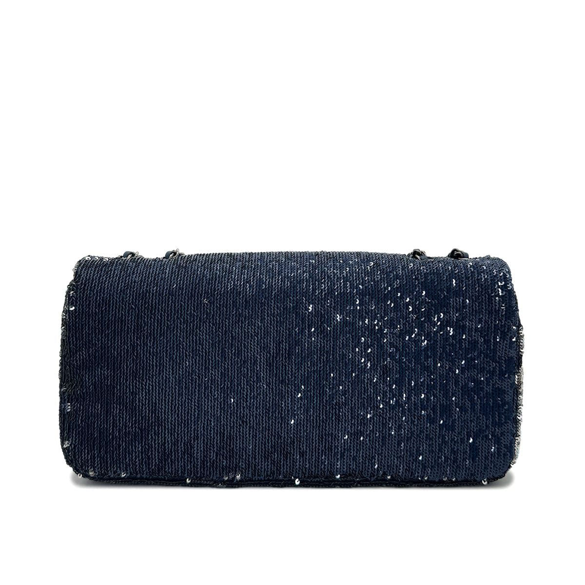 Luxury Promise Japan CHANEL COCO CUBA CHAIN SHOULDER BAG NAVY PINK SEQUINS LEATHER 90288005