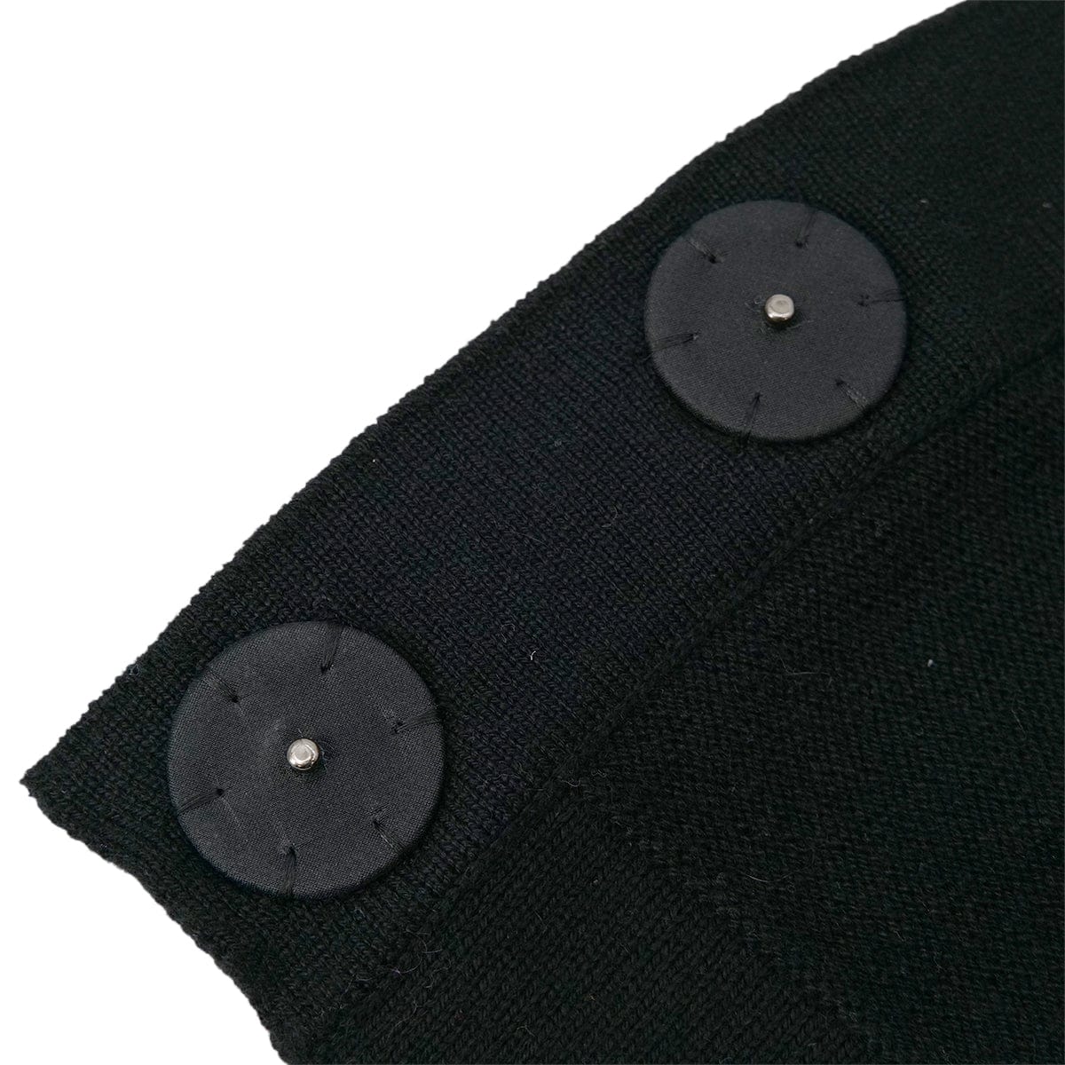 Luxury Promise Japan CHANEL COCOMARK BIJOU BUTTON KNIT VEST BLACK CASHMERE 40 P73 RTW 90301668