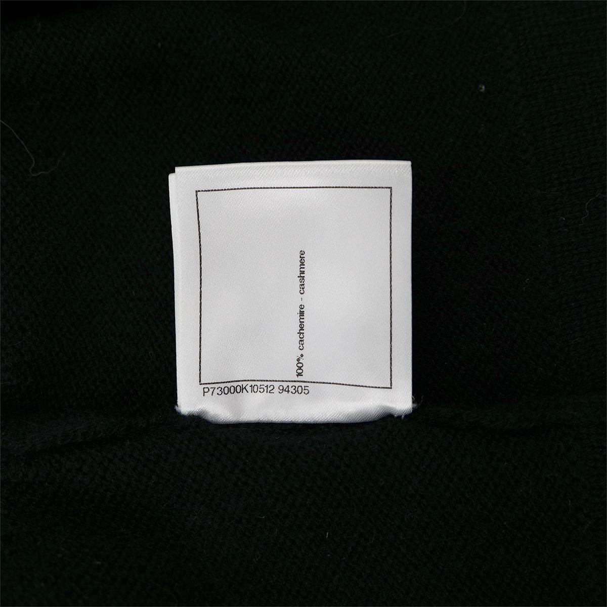 Luxury Promise Japan CHANEL COCOMARK BIJOU BUTTON KNIT VEST BLACK CASHMERE 40 P73 RTW 90301668