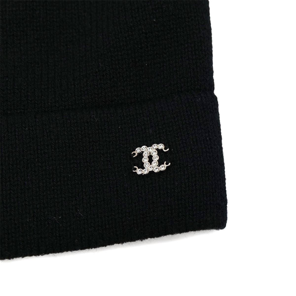 Luxury Promise Japan CHANEL COCOMARK BIJOU BUTTON KNIT VEST BLACK CASHMERE 40 P73 RTW 90301668