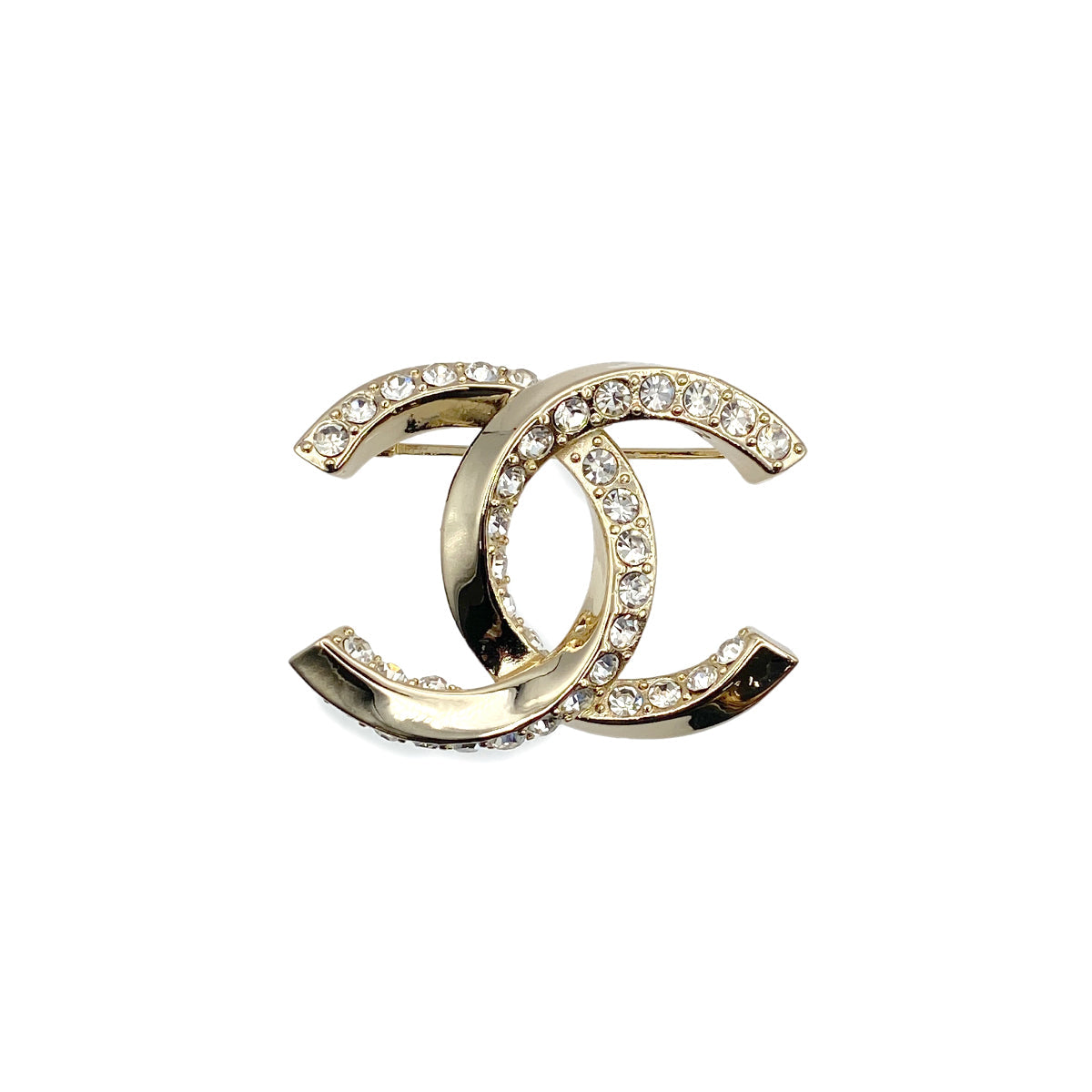 Luxury Promise Japan CHANEL COCOMARK BROOCH RHINESTONE ACCESSORY L23B 90274458