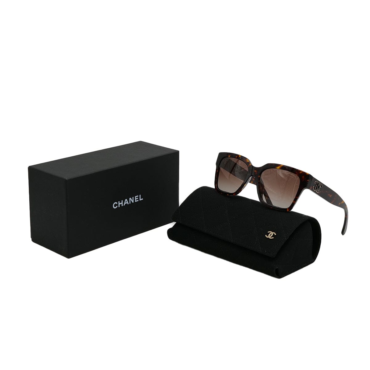 Luxury Promise Japan CHANEL COCOMARK BUTTERFLY SHAPE SUNGLASSES TORTOISESHELL BROWN EYEWEAR 90322192