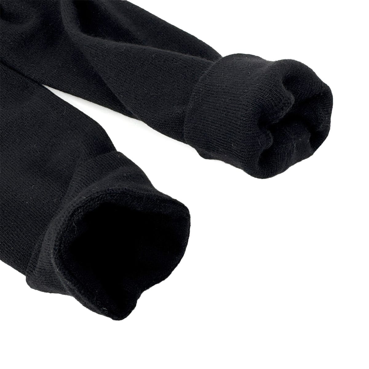 Luxury Promise Japan CHANEL COCOMARK LONG SLEEVE TOPS BLACK WHITE CASHMERE 42 01A RTW 90300867