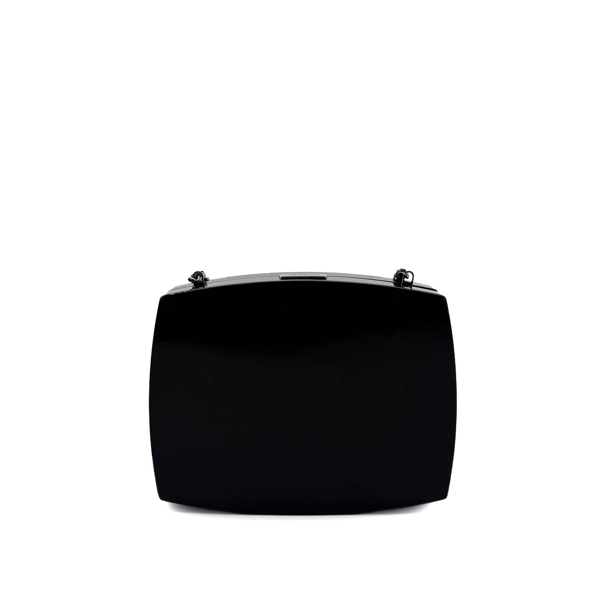 Luxury Promise Japan CHANEL COCOMARK MAKEUP PALETE MOTIF CHAIN SHOULDER BAG BLACK PLASTIC 90282066