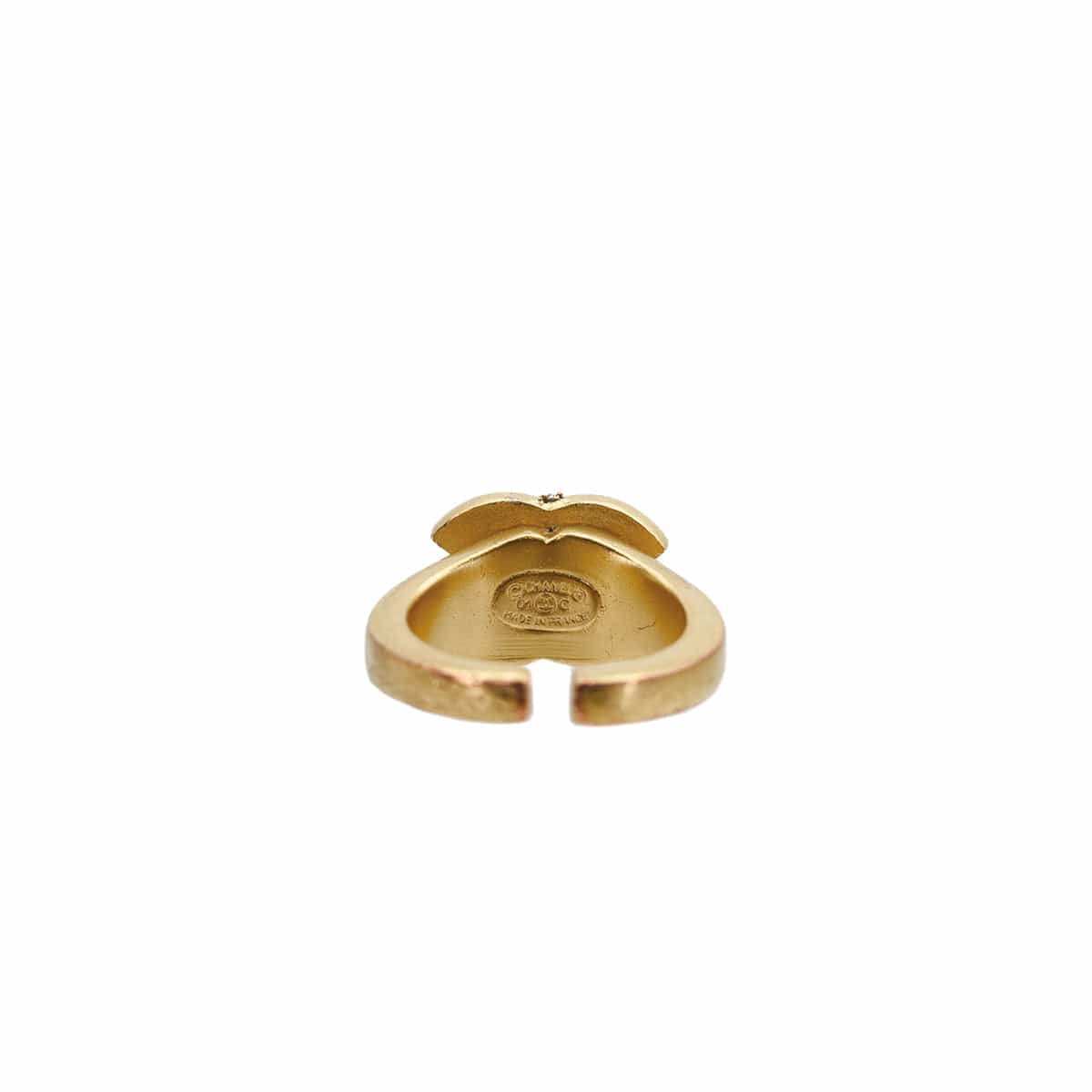 Luxury Promise Japan CHANEL COCOMARK RING RHINESTONE GOLD ACCESSORY 01C 90310142