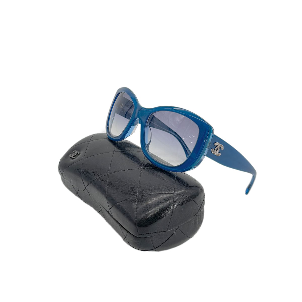 Luxury Promise Japan CHANEL COCOMARK SUNGLASSES BLUE EYEWEAR 90296465