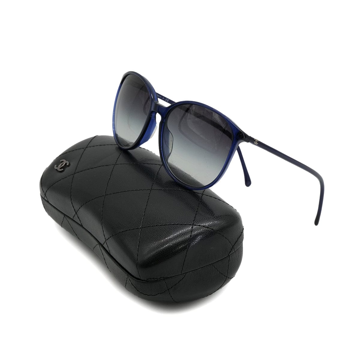 Luxury Promise Japan CHANEL COCOMARK SUNGLASSES BLUE EYEWEAR 90323155
