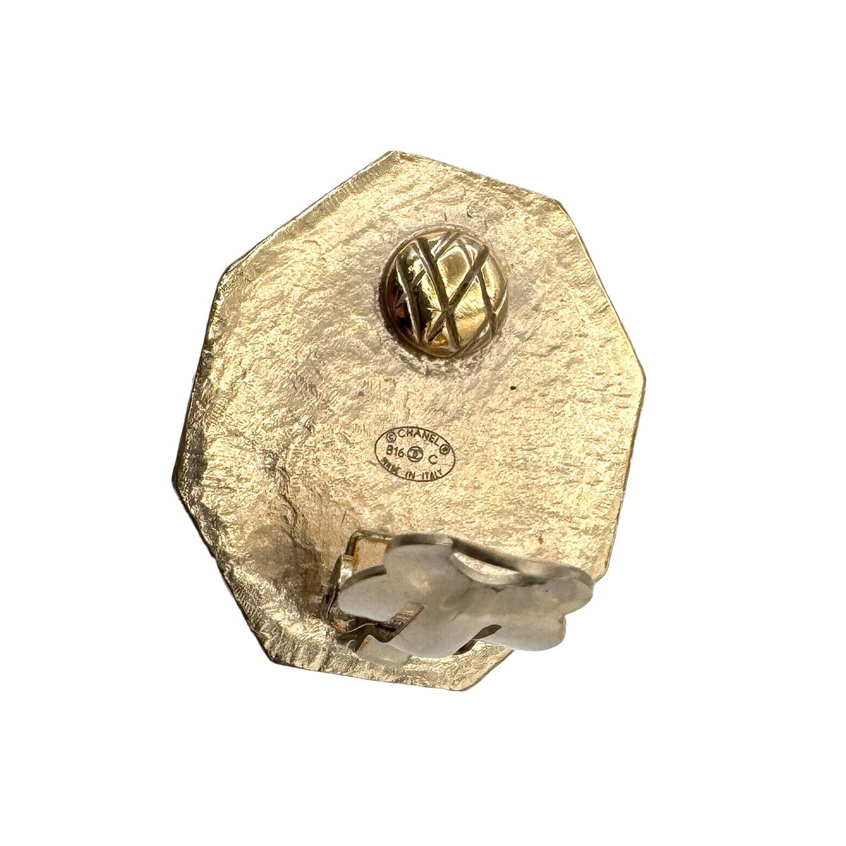 Luxury Promise Japan CHANEL EARRINGS STONE COCOMARK ACCESSORY B16C 90269251