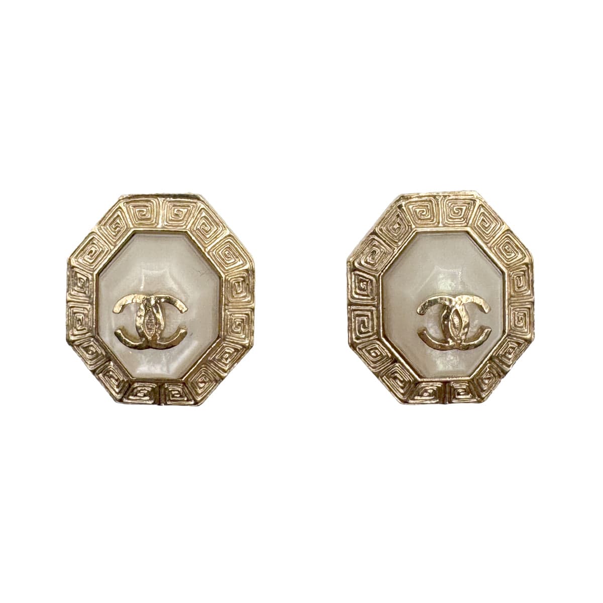 Luxury Promise Japan CHANEL EARRINGS STONE COCOMARK ACCESSORY B16C 90269251