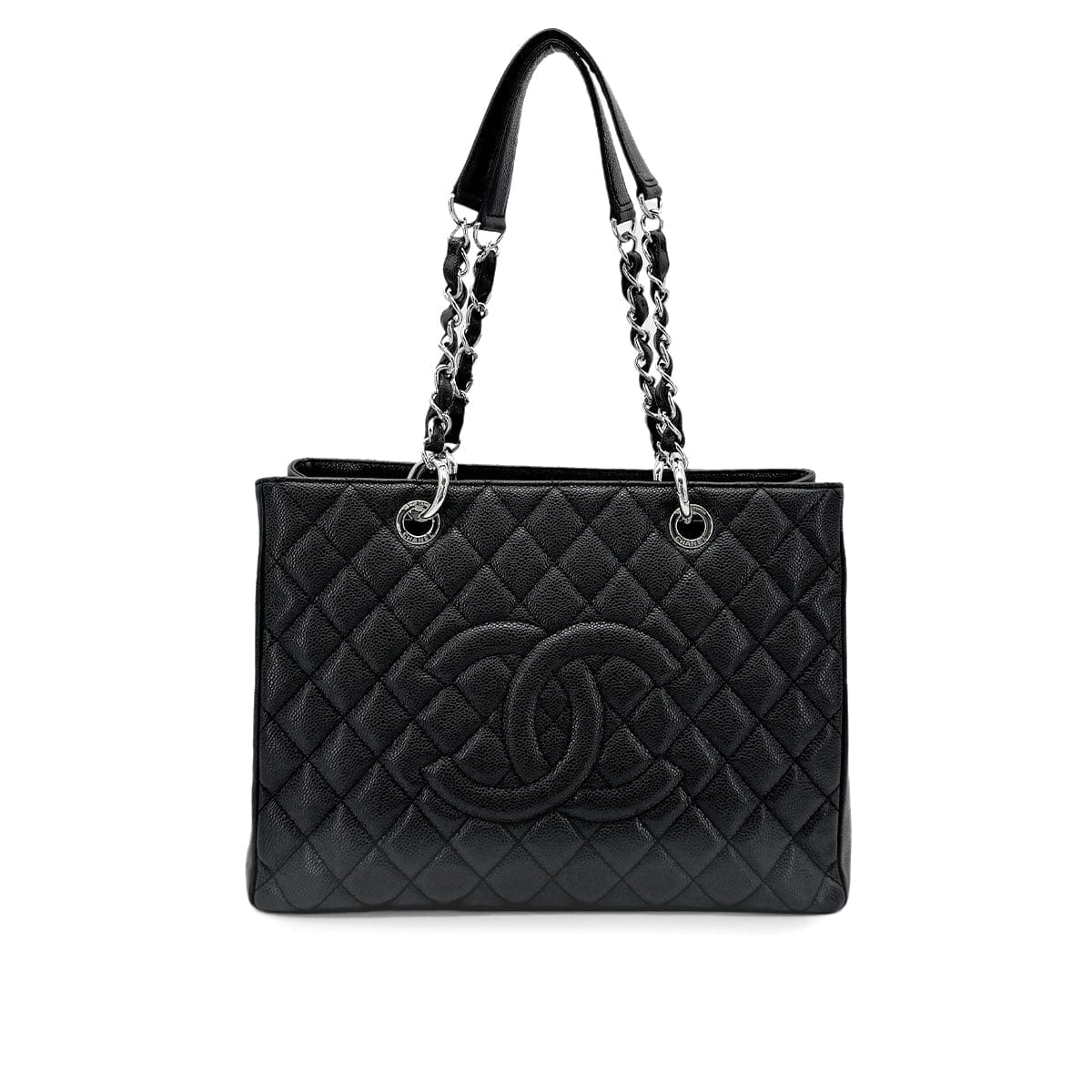 Luxury Promise Japan CHANEL GST TOTE BAG BLACK CAVIAR SKIN 90276768