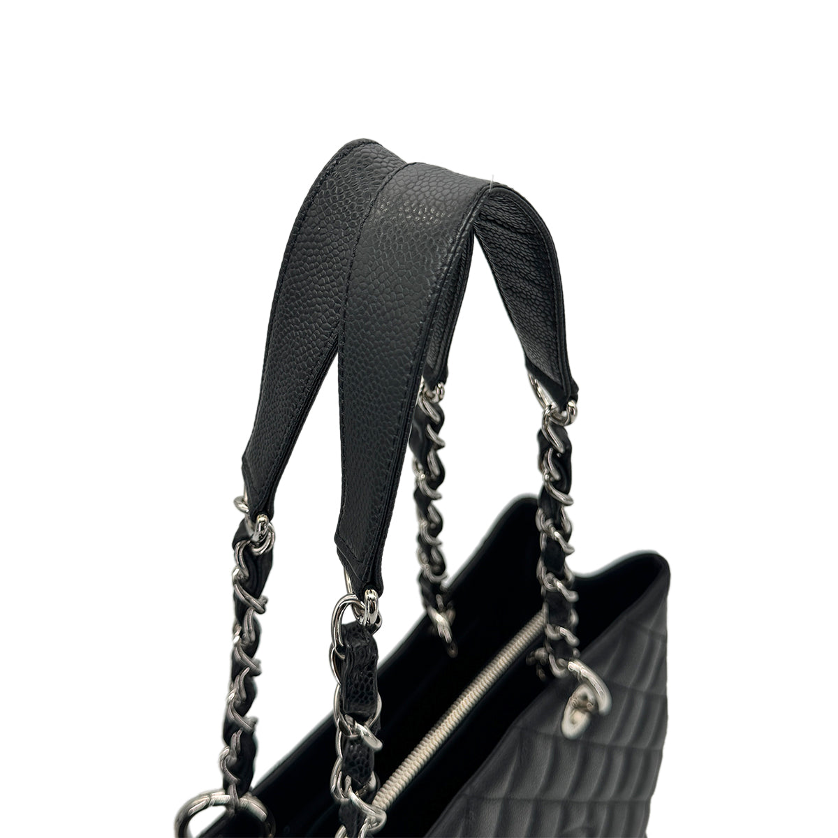 Luxury Promise Japan CHANEL GST TOTE BAG BLACK CAVIAR SKIN 90276768