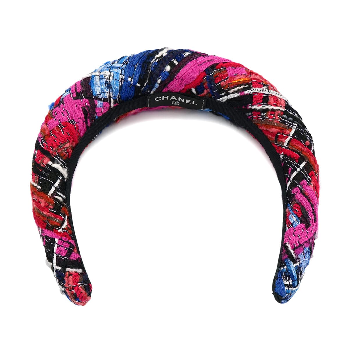Luxury Promise Japan CHANEL HEADBAND COCOMARK MULTICOLOR TWEED HAIR ACCESSORY 90321036