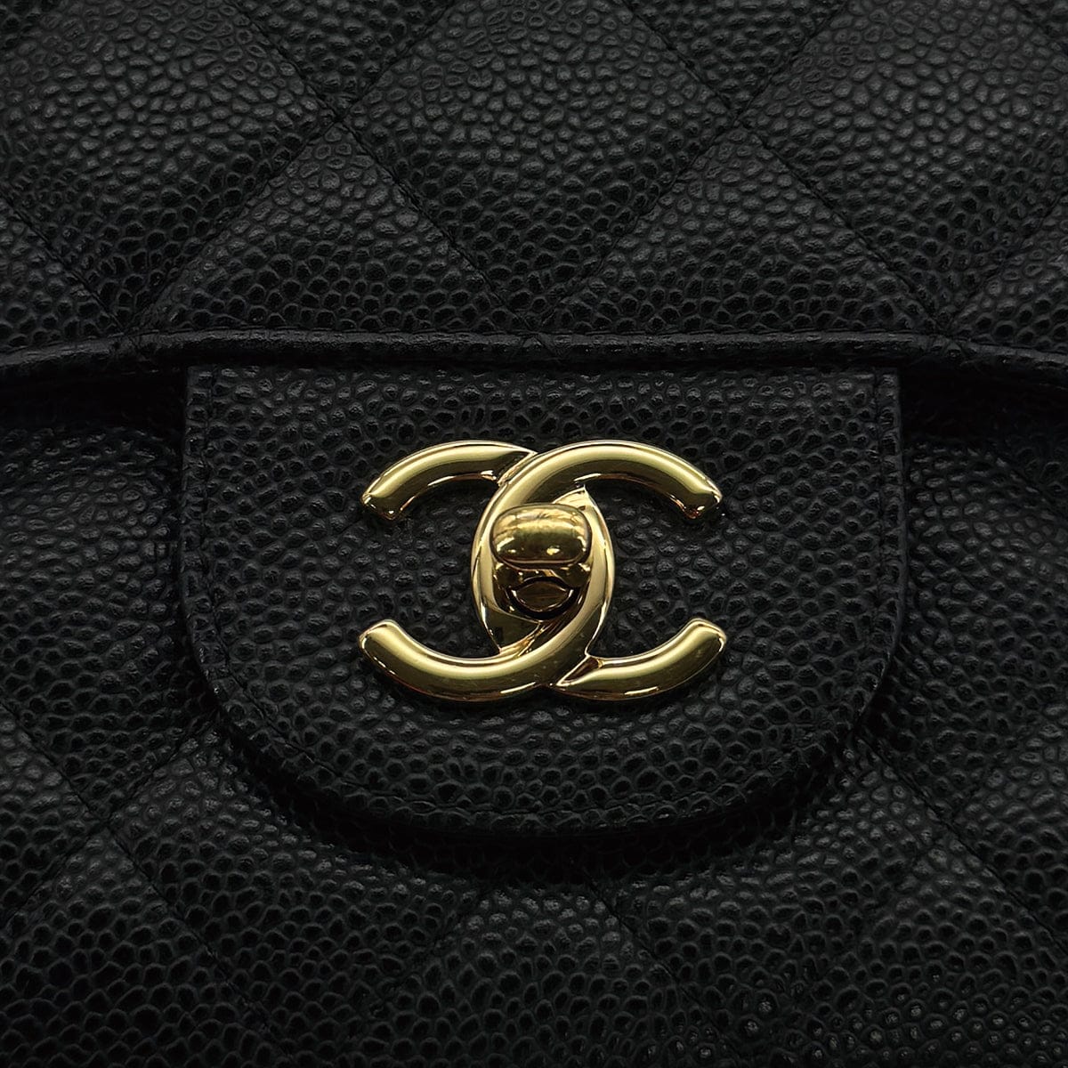 Luxury Promise Japan CHANEL JUMBO MATELASSE 30 CHAIN SHOULDER BAG BLACK CAVIAR SKIN GOLD HARDWARE 90312497