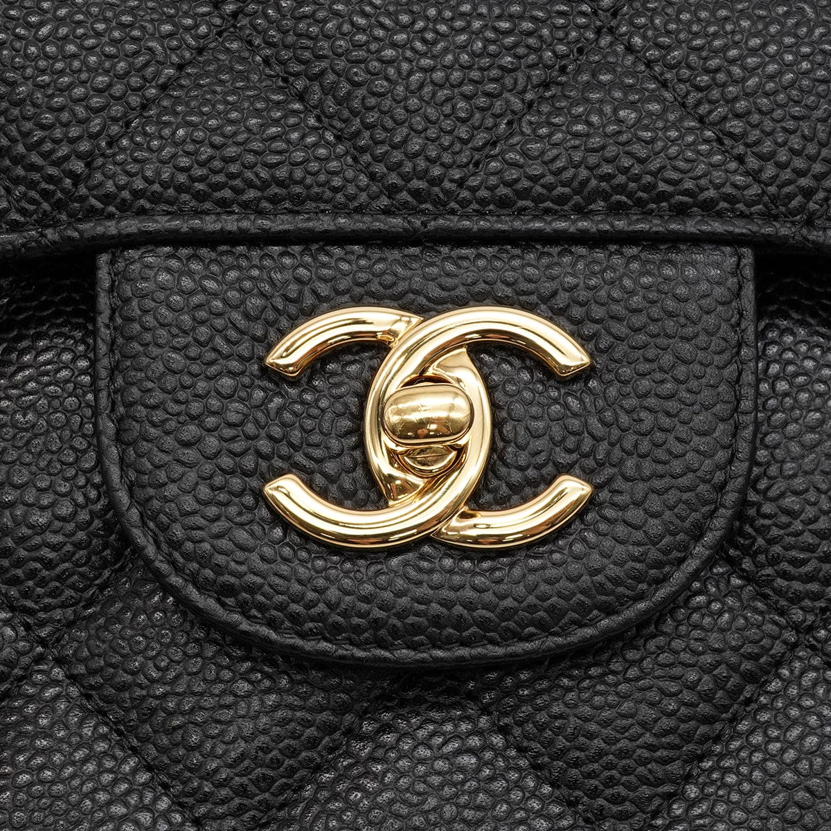 Luxury Promise Japan CHANEL JUMBO MATELASSE 30 CHAIN SHOULDER BAG BLACK CAVIR SKIN GOLD HARDWARE 90346663