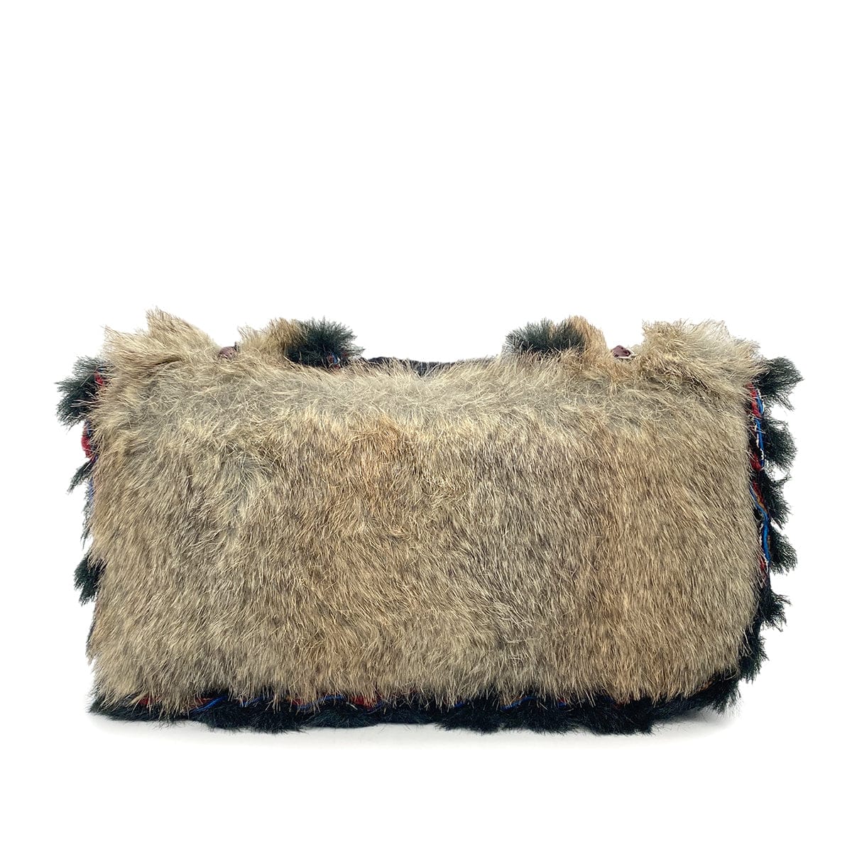 Luxury Promise Japan CHANEL LAPINFUR TWEED COCOMARK CHAIN SHOULDER BAG BLACK 90278503