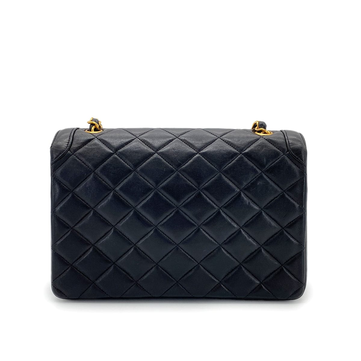 Luxury Promise Japan CHANEL MATELASSE CHAIN SHOULDER BAG BLACK LAMB SKIN 90272960