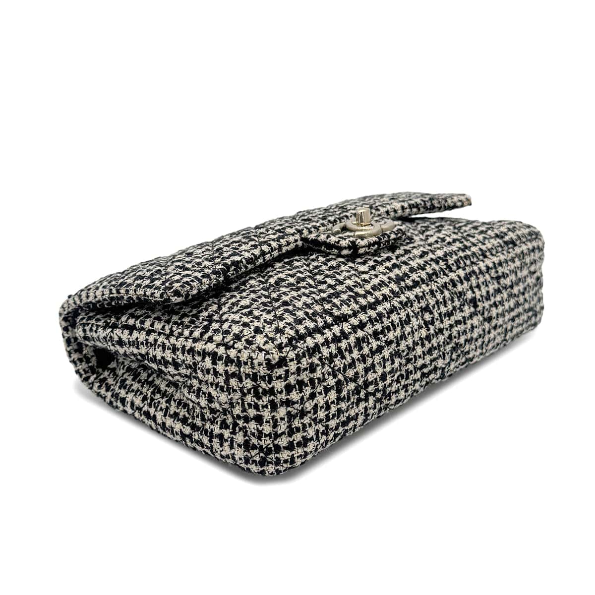 Luxury Promise Japan CHANEL MATELASSE CHAIN SHOULDER BAG BLACK TWEED 90273077