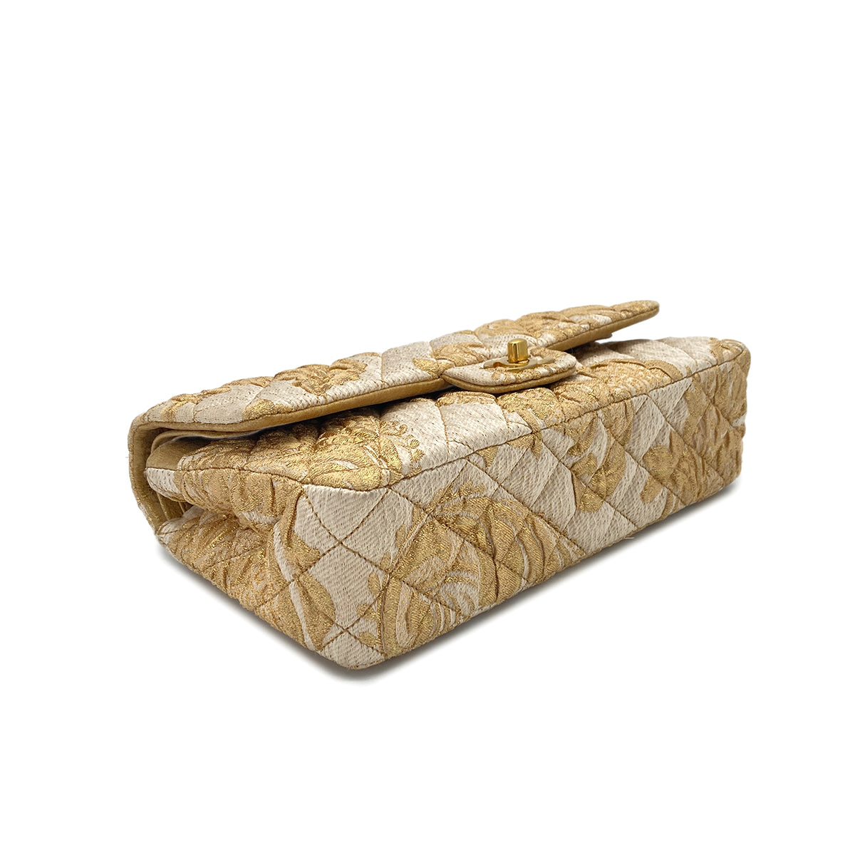 Luxury Promise Japan CHANEL MATELASSE CHAIN SHOULDER BAG GOLD JACQUARD 90289357