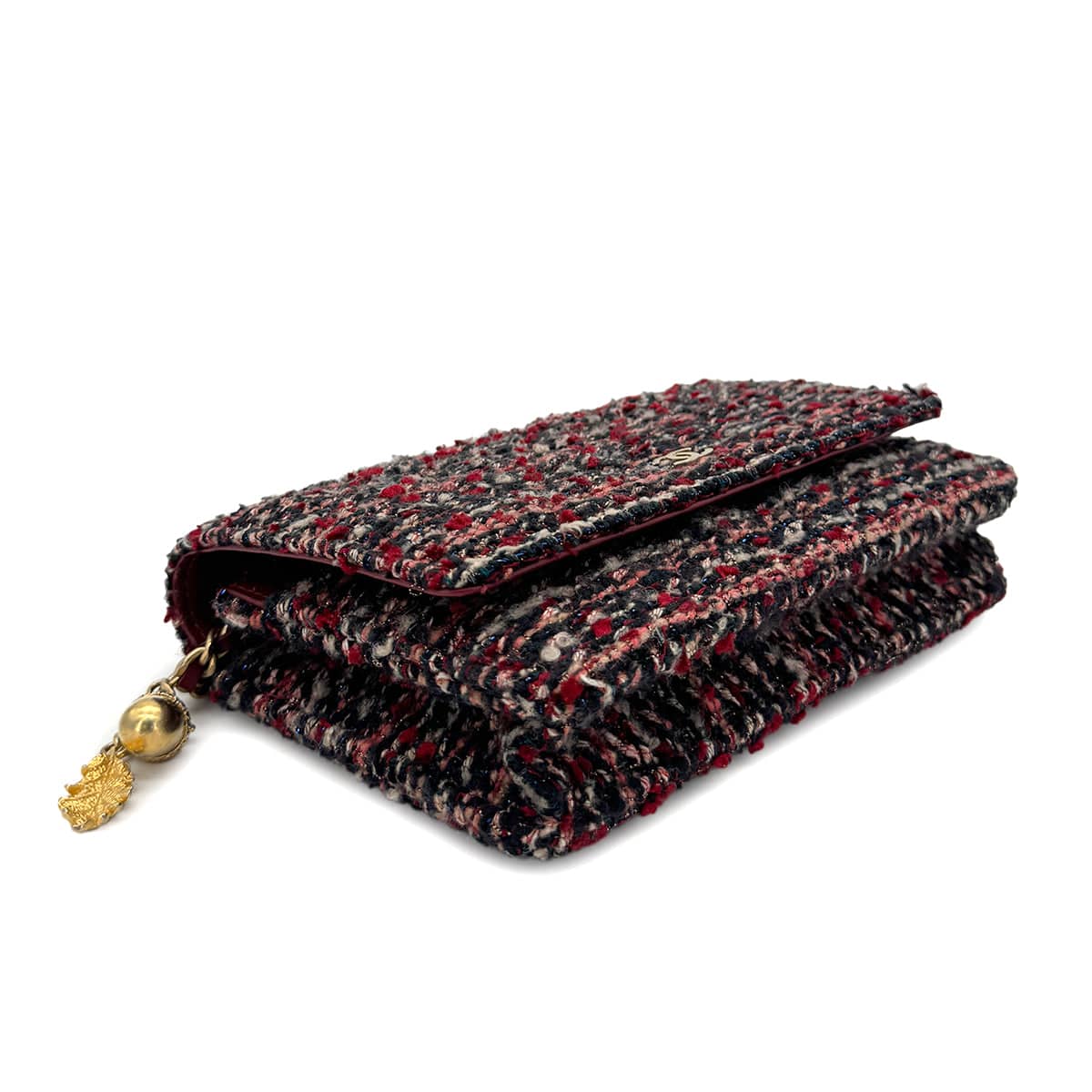 Luxury Promise Japan CHANEL MATELASSE CHAIN WALLET MULTICOLOR TWEED 90299816