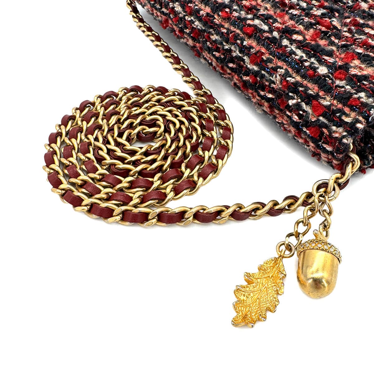 Luxury Promise Japan CHANEL MATELASSE CHAIN WALLET MULTICOLOR TWEED 90299816