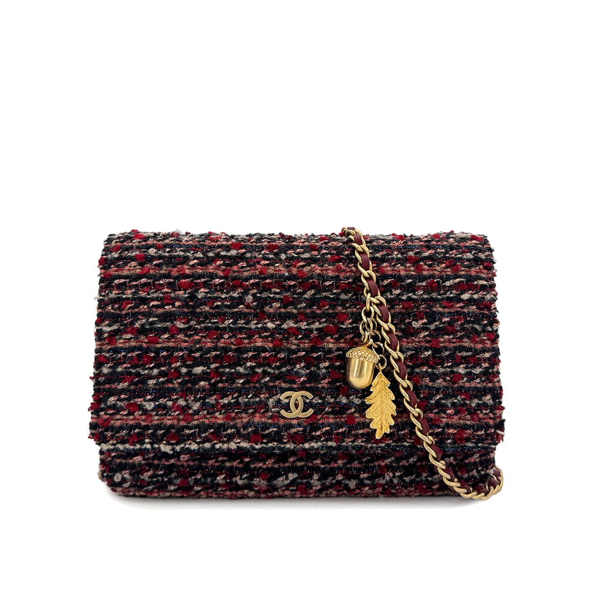 Luxury Promise Japan CHANEL MATELASSE CHAIN WALLET MULTICOLOR TWEED 90299816