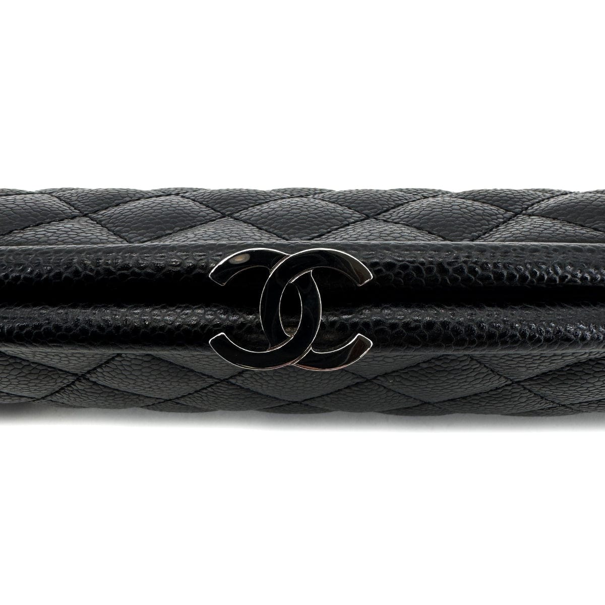 Luxury Promise Japan CHANEL MATELASSE CLUTCH BAG BLACK CAVIAR SKIN 90293014