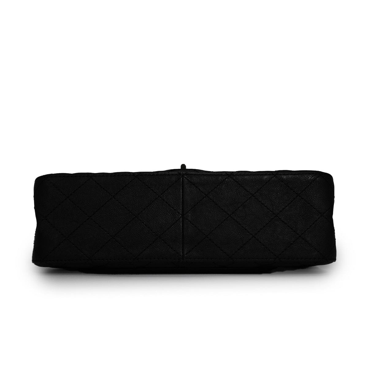 Luxury Promise Japan CHANEL MATERASSE 2.55 CHAIN SHOULDER BAG BLACK LEATHER SO BLACK HARDWARE 90346673