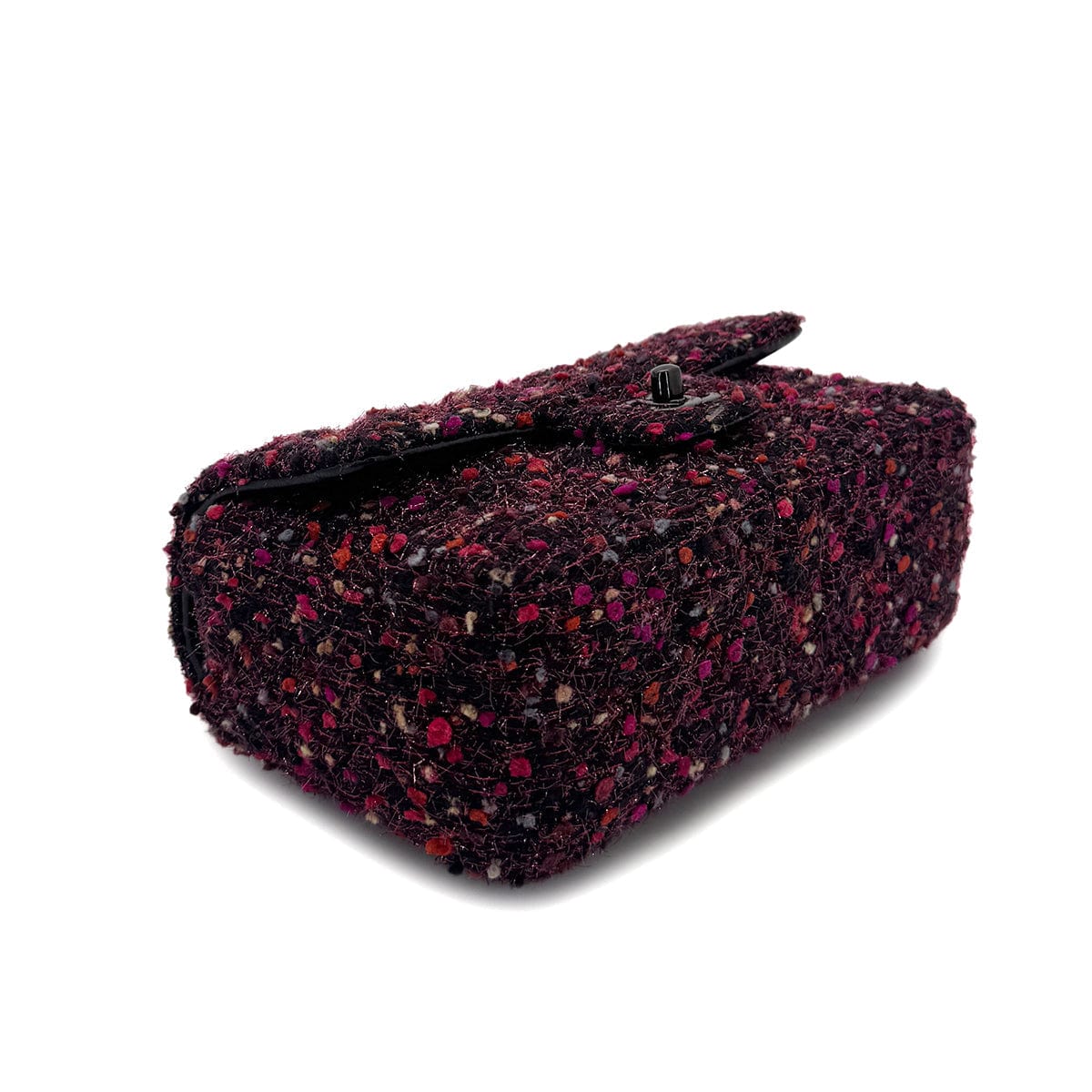 Luxury Promise Japan CHANEL MINI MATELASSE 20 CHAIN SHOULDER BAG BLACK PINK TWEED 90294980