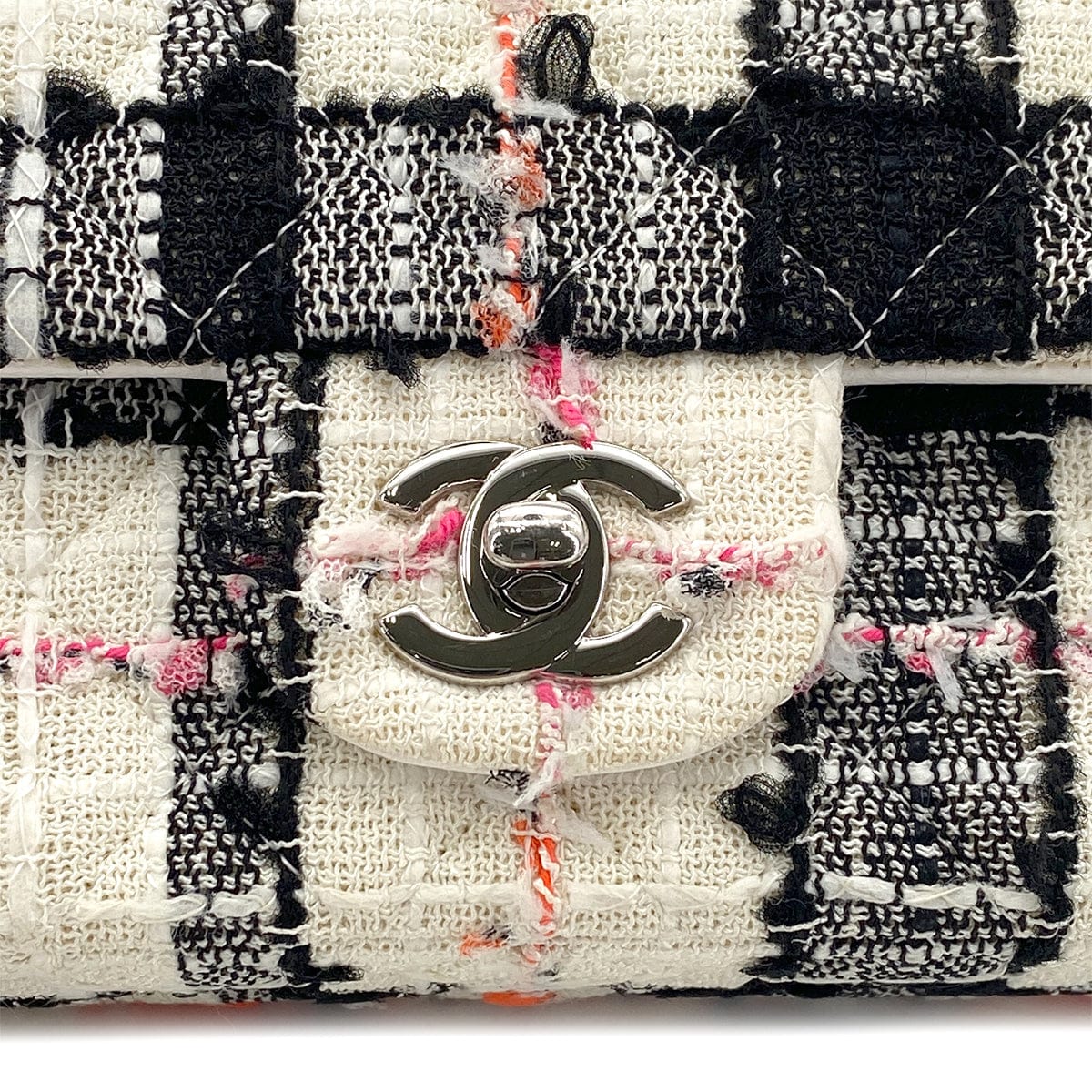 Luxury Promise Japan CHANEL MINI MATELASSE 20 CHAIN SHOULDER BAG MULTICOLOR TWEED 90307017