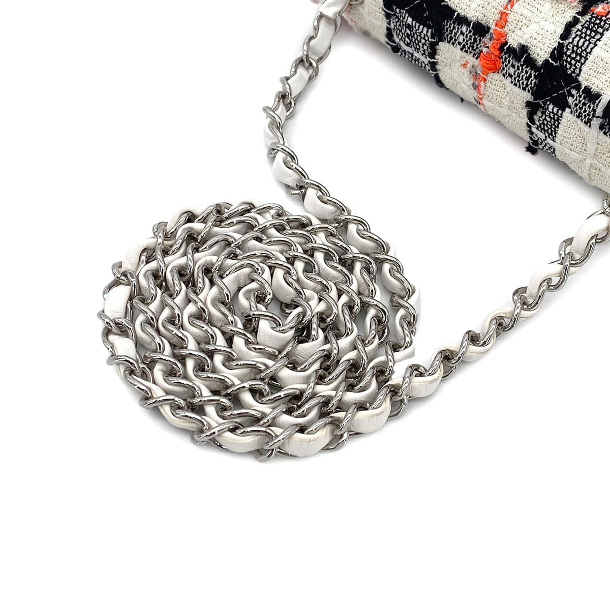 Luxury Promise Japan CHANEL MINI MATELASSE 20 CHAIN SHOULDER BAG MULTICOLOR TWEED 90307017