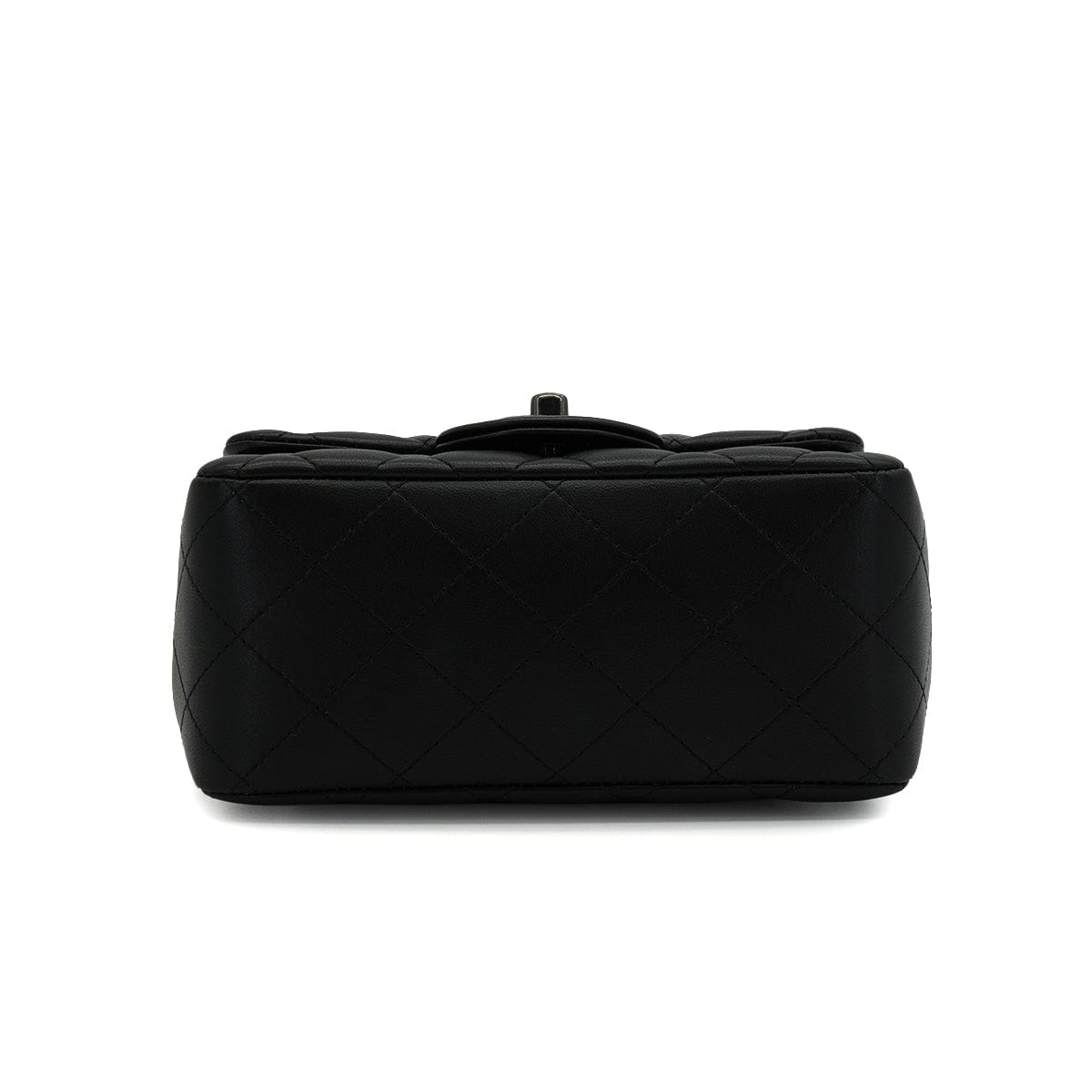 Luxury Promise Japan CHANEL MINI SQUARE 17 CHAIN SHUOLDER BAG BLACK LAMB SKIN SO BLACK HARDWARE 90344462