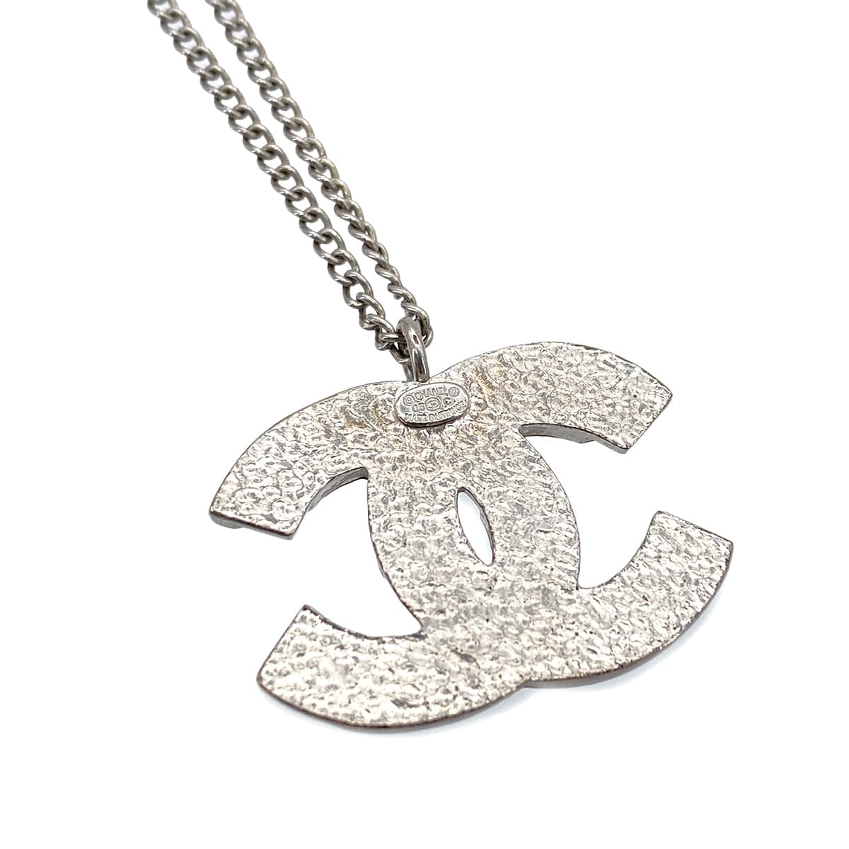 Luxury Promise Japan CHANEL NECKLACE COCOMARK BLUE ACCESSORY 05C 90276628