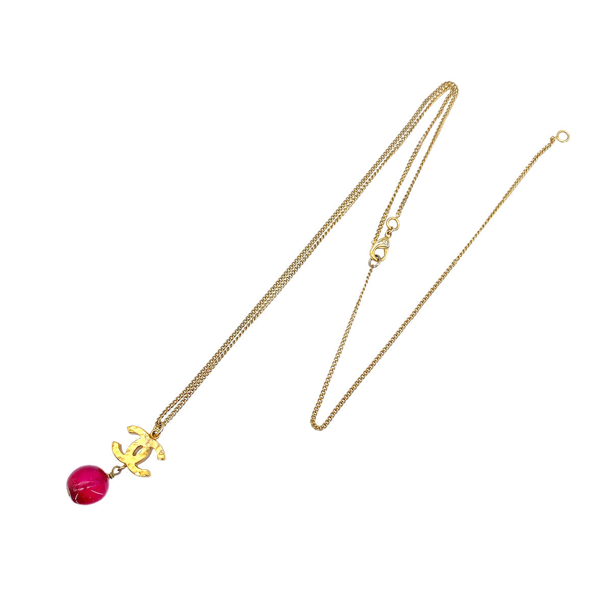 Luxury Promise Japan CHANEL NECKLACE COCOMARK COLOR STONE ACCESSORY B11A 90269688