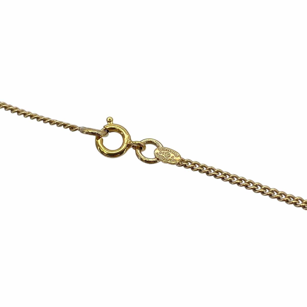 Luxury Promise Japan CHANEL NECKLACE COCOMARK COLOR STONE GOLD ACCESSORY 04A 90279602