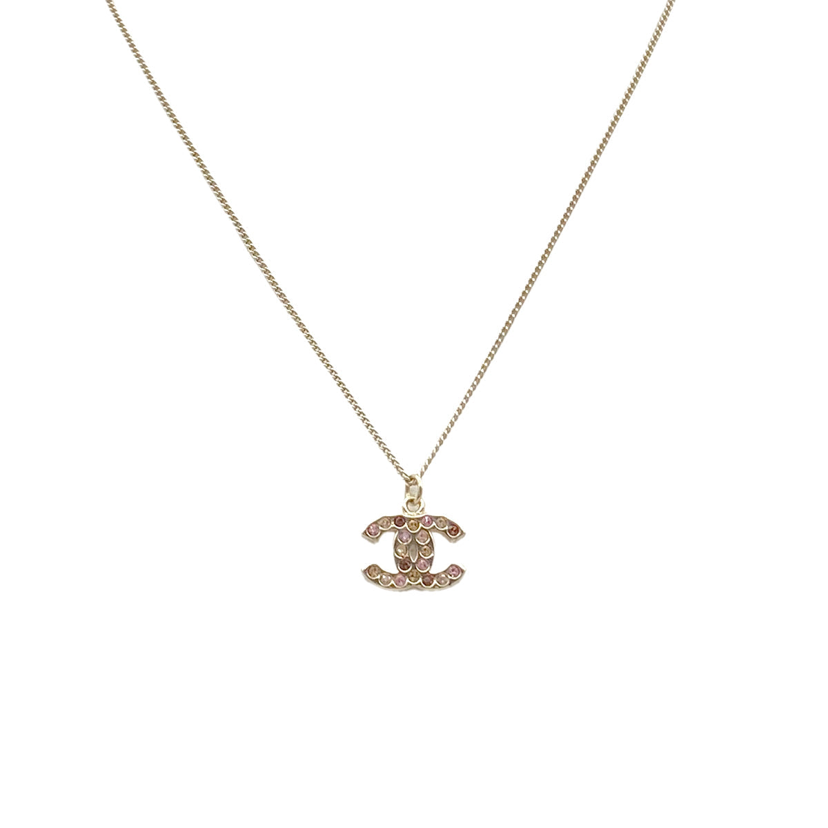 Luxury Promise Japan CHANEL NECKLACE COCOMARK RHINESTONE ACCESSORY 08A 90280320