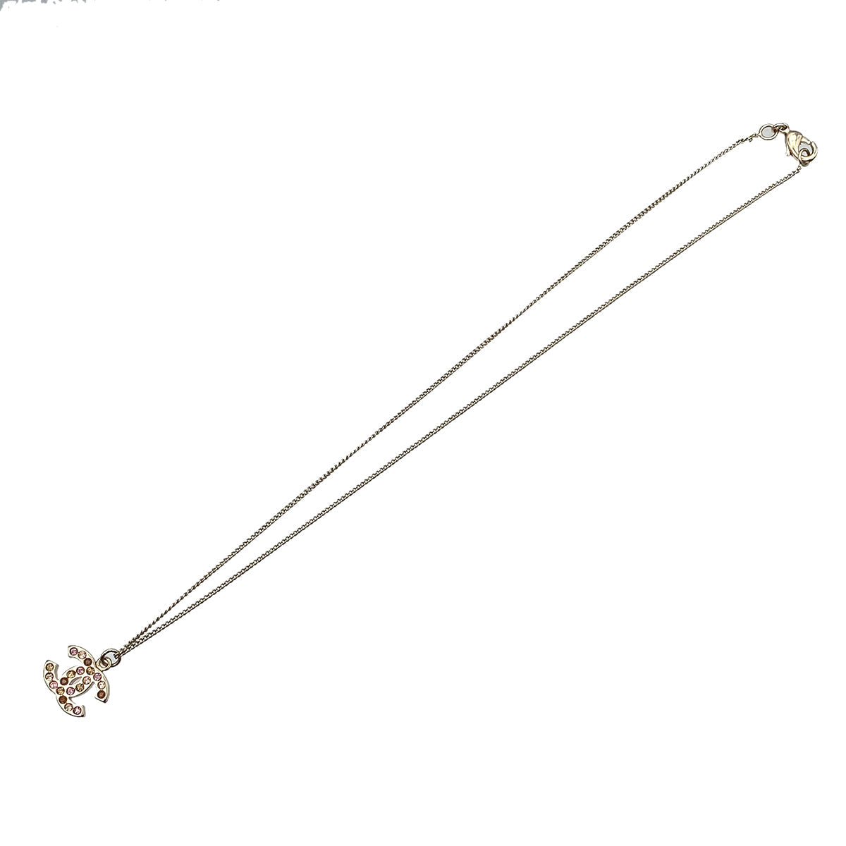 Luxury Promise Japan CHANEL NECKLACE COCOMARK RHINESTONE ACCESSORY 08A 90280320