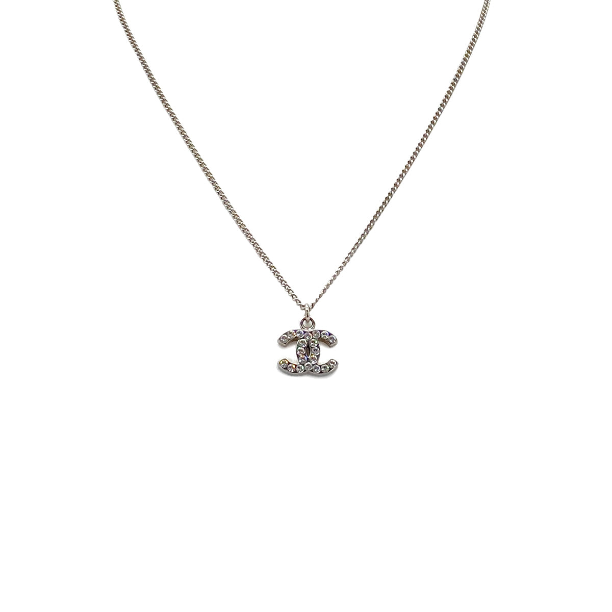 Luxury Promise Japan CHANEL NECKLACE COCOMARK RHINESTONE ACCESSORY B12V 90275816