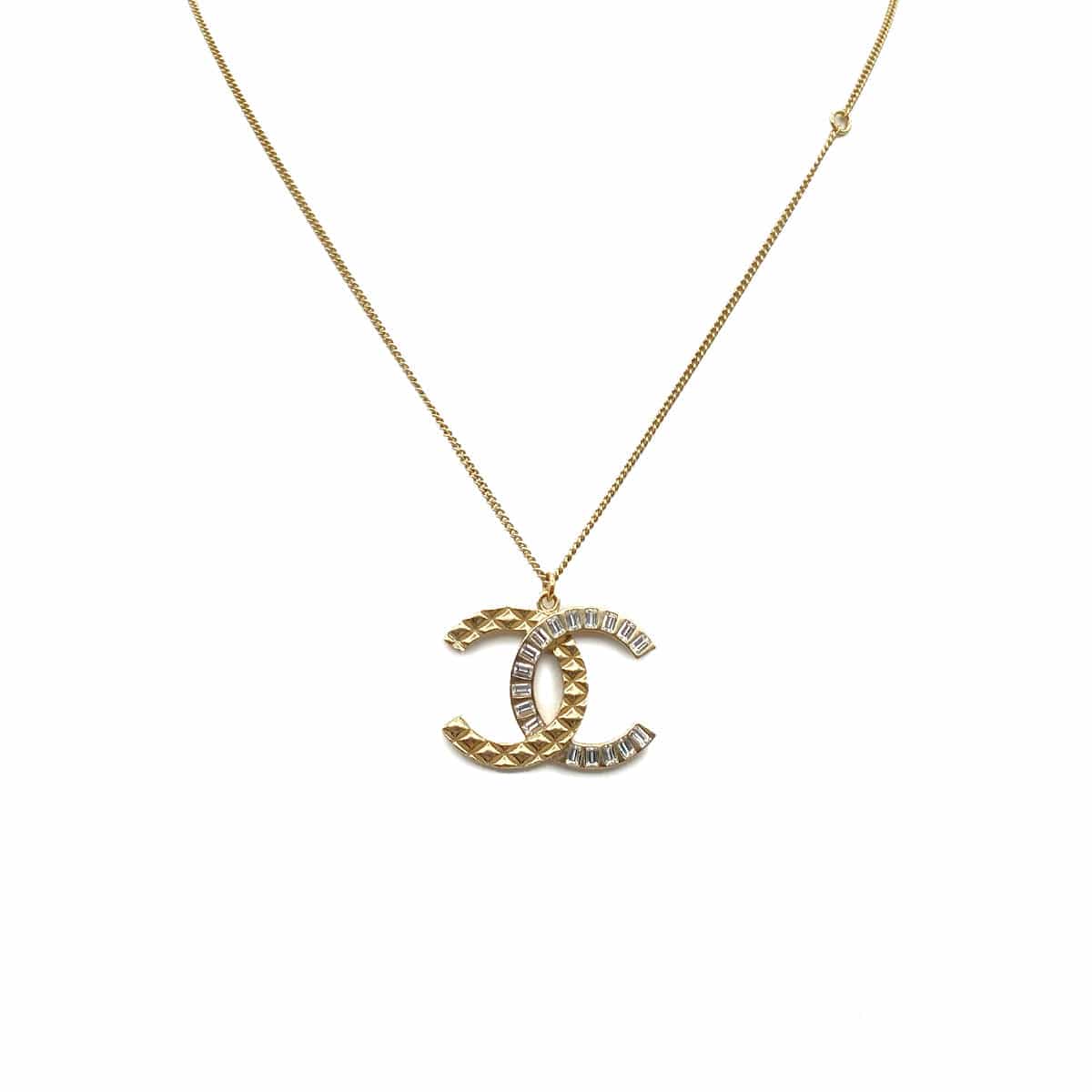 Luxury Promise Japan CHANEL NECKLACE COCOMARK RHINESTONE ACCESSORY B18V 90273913